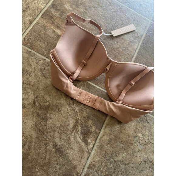 Skims Fits Everybody T-shirt Demi Bra Ochre 32C - Picture 6 of 8